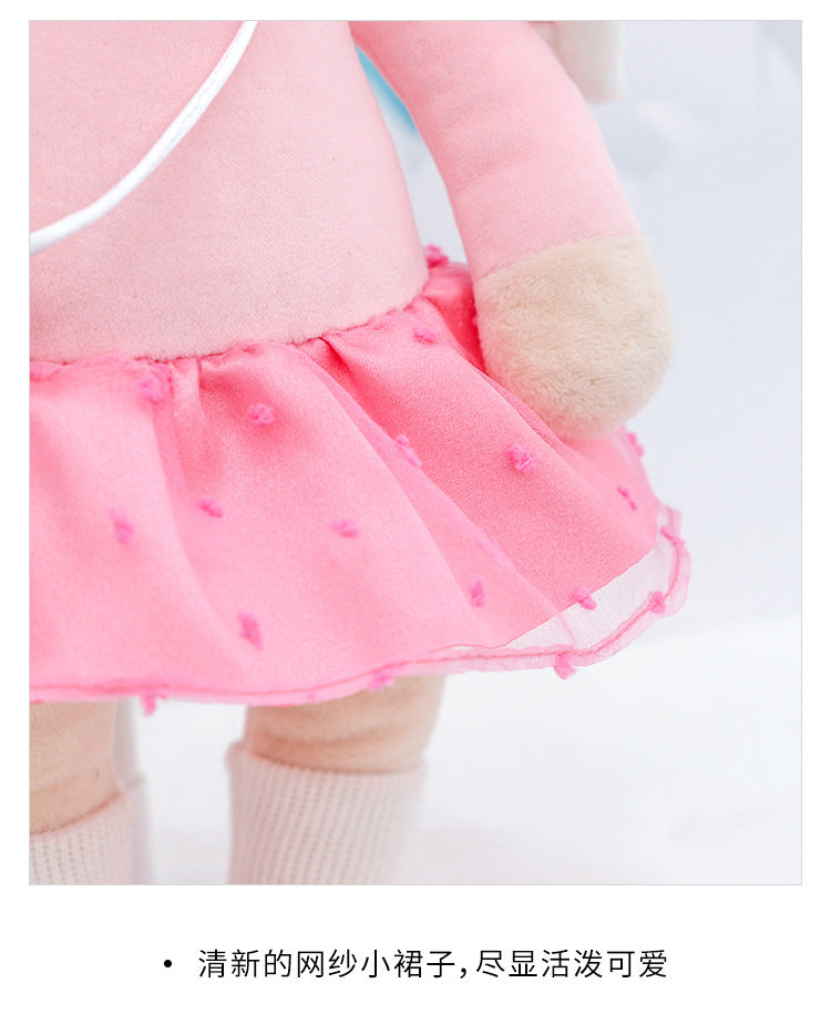 Metoo bosque animales de peluche y muñecos de peluche unicornio Angela muñeca conejo de peluche lindo zorro niños suave compañero Boneca decoración juguetes