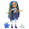 Muñeca Rainbow High Skyker 22 cm Azul. Con Slime Transparente y Distinots Tipos De Brillo. (MGA 122418)