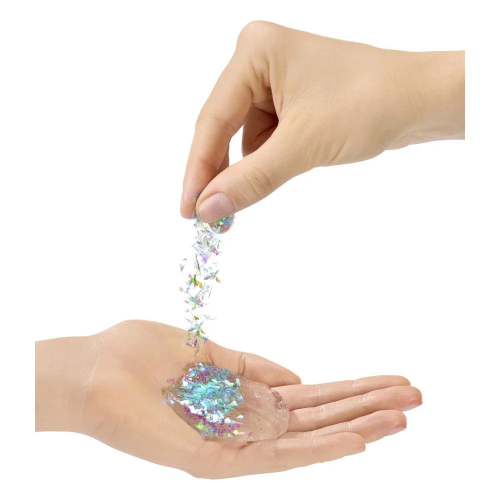 Muñeca Rainbow High Skyker 22 cm Azul. Con Slime Transparente y Distinots Tipos De Brillo. (MGA 122418)