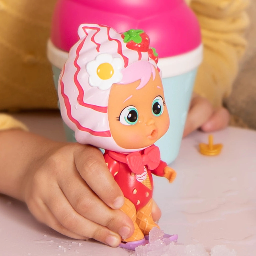 BEBÉS LLORONES LÁGRIMAS MÁGICAS Icy World Frozen Frutti | Muñeca sorpresa Coleccionable que huele a Fruta, Llora y hace Nieve - Juguete niños +3 Años