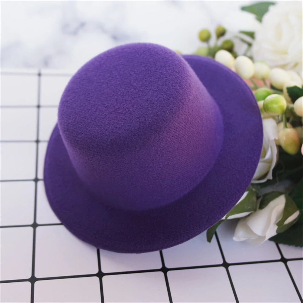Sombrero de fieltro para muñeca, gorro de 60cm para muñeca, juguetes elegantes, accesorios para cambio de ropa, 1 unidad