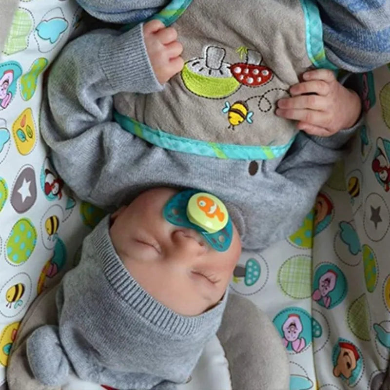 19 pulgadas Levi Reborn bebé realista vinilo cuerpo vivo LoL Bebe recién nacido acabado pelo pintado muñeca niños niñas regalo muñecas