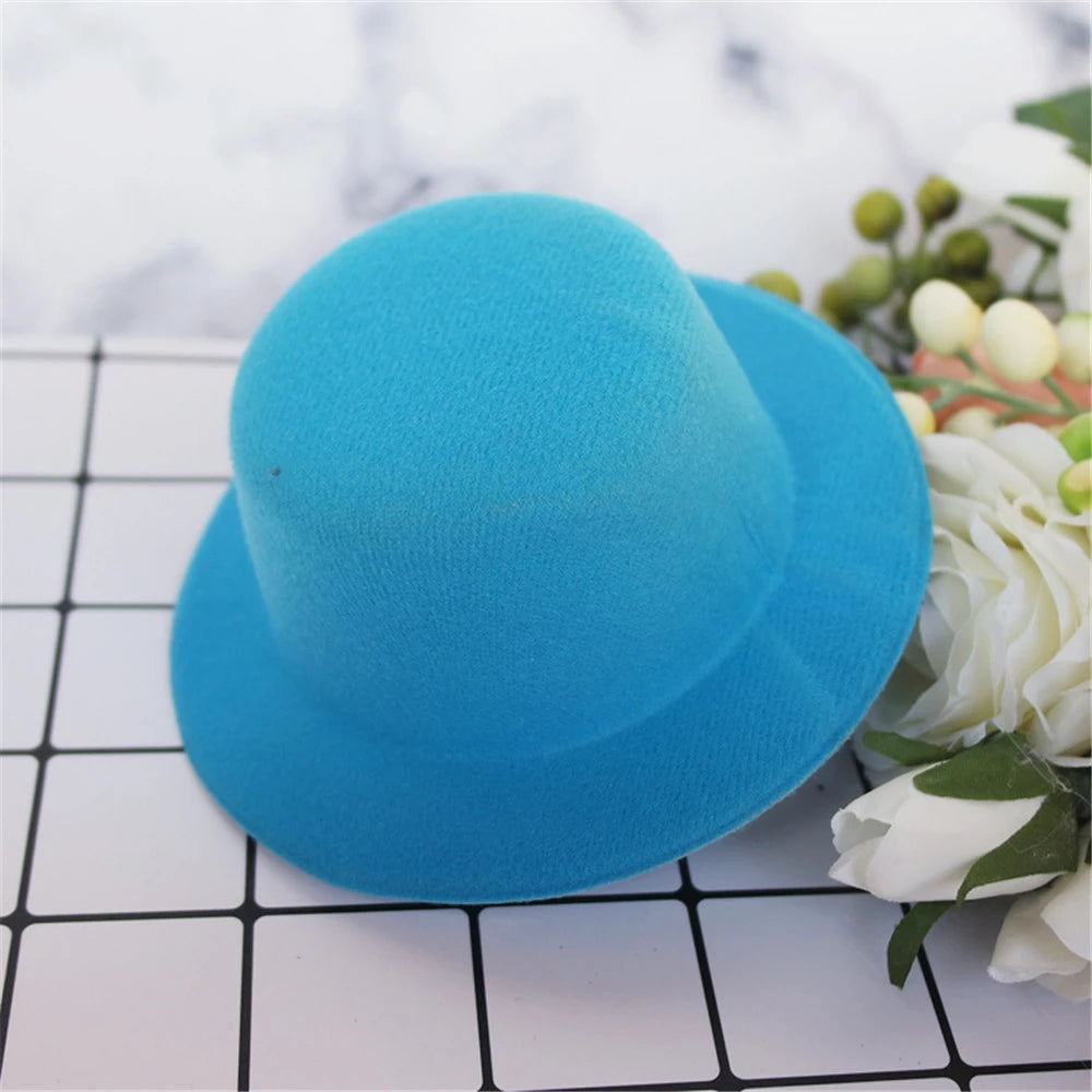Gorro de muñeca a la moda, gorro de fieltro para muñecas de 60cm, regalo, juguetes elegantes, sombrero de copa, ropa para cambiar muñecas, accesorios de juego
