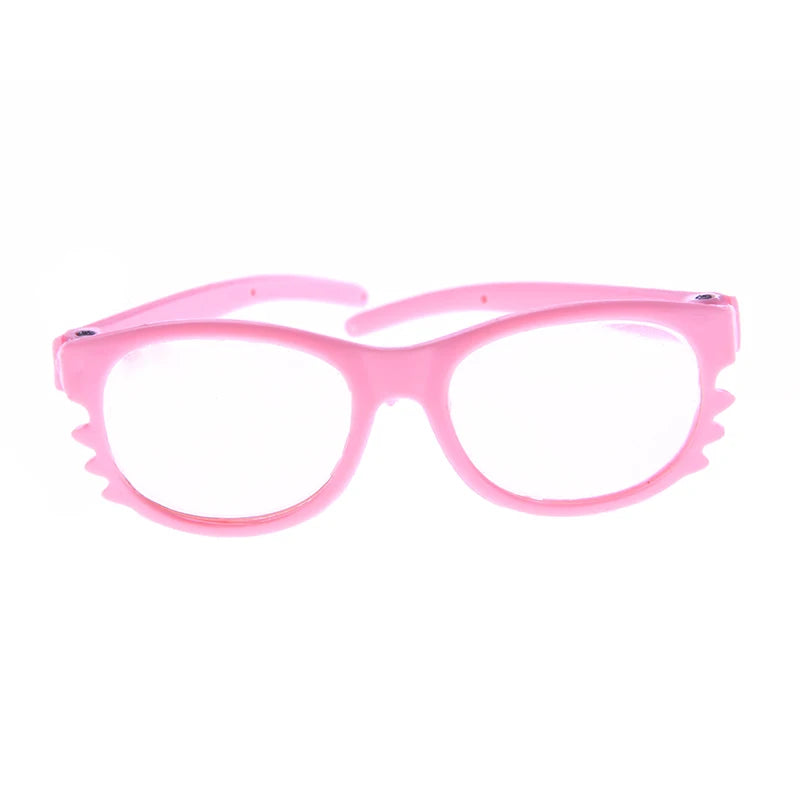 Ropa para muñecas, gafas, accesorios para muñecas en 10 colores, aptos para muñecas americanas de 18 pulgadas, regalo y muñeca nacida de 43Cm, bebé para nuestra generación, juguete para niñas