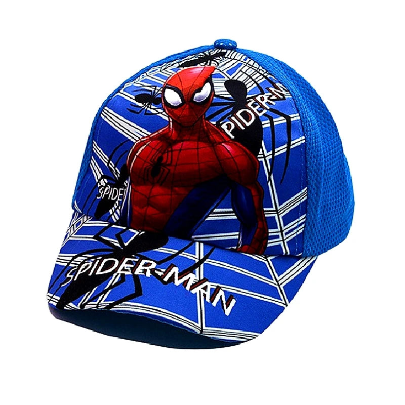 Sombrero de dibujos animados de Disney para niño y niña, gorra de viaje con diseño de princesa Frozen, Mickey Mouse, Spiderman y Mickey, juguetes de regalo para niños de 2 a 8 años, novedad