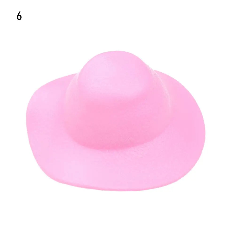 1 sombrero en miniatura de moda, sombreros para muñecas, gorra de béisbol para montar, sombreros de vaquero Suny para muñecas 1/6, accesorios de ropa, juguetes DIY para niños