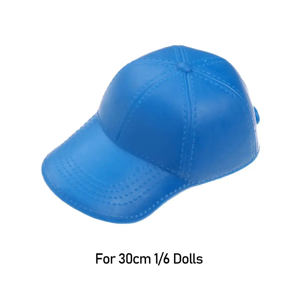1 sombrero en miniatura de moda, sombreros para muñecas, gorra de béisbol para montar, sombreros de vaquero Suny para muñecas 1/6, accesorios de ropa, juguetes DIY para niños