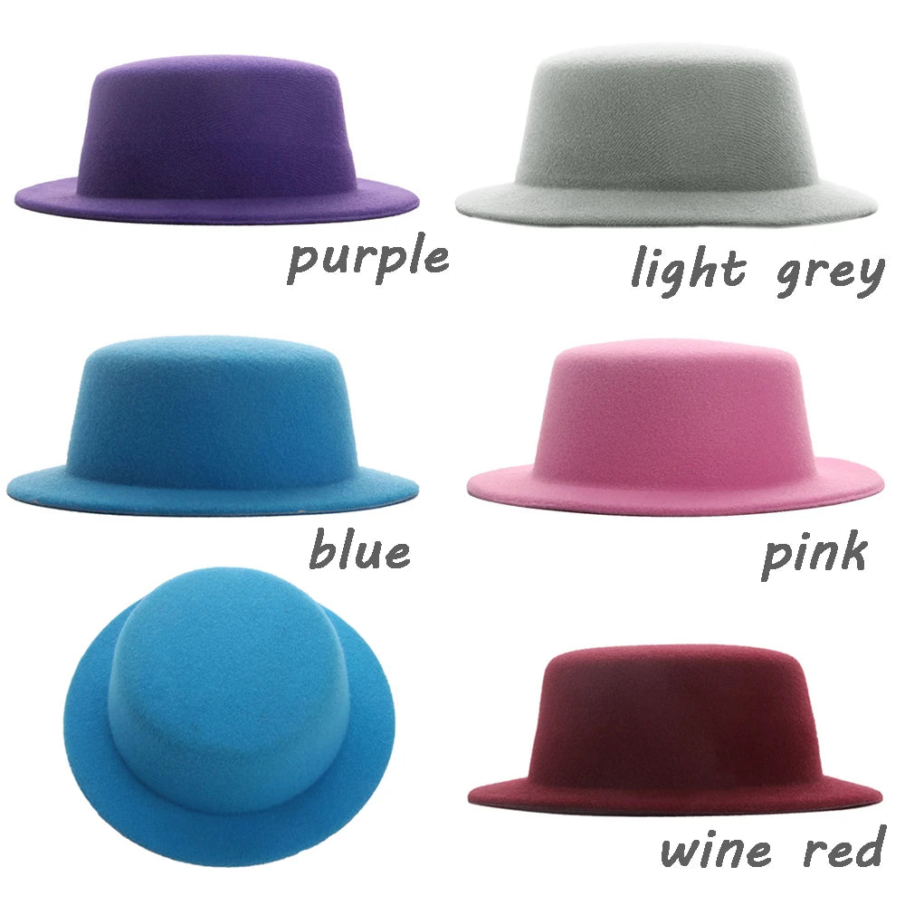 Sombrero de fieltro para muñeca, gorro de 60cm para muñeca, juguetes elegantes, accesorios para cambio de ropa, 1 unidad