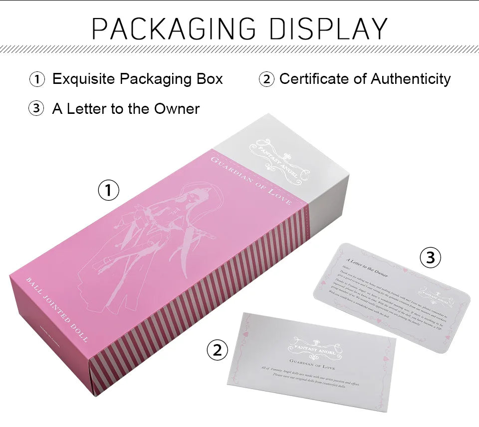 Fantasía Ángel 1/6 muñeca BJD Niki Fullset 29cm OB11 28 figura de Anime YOSD juguete de resina DIY regalo pukifee lindo realista