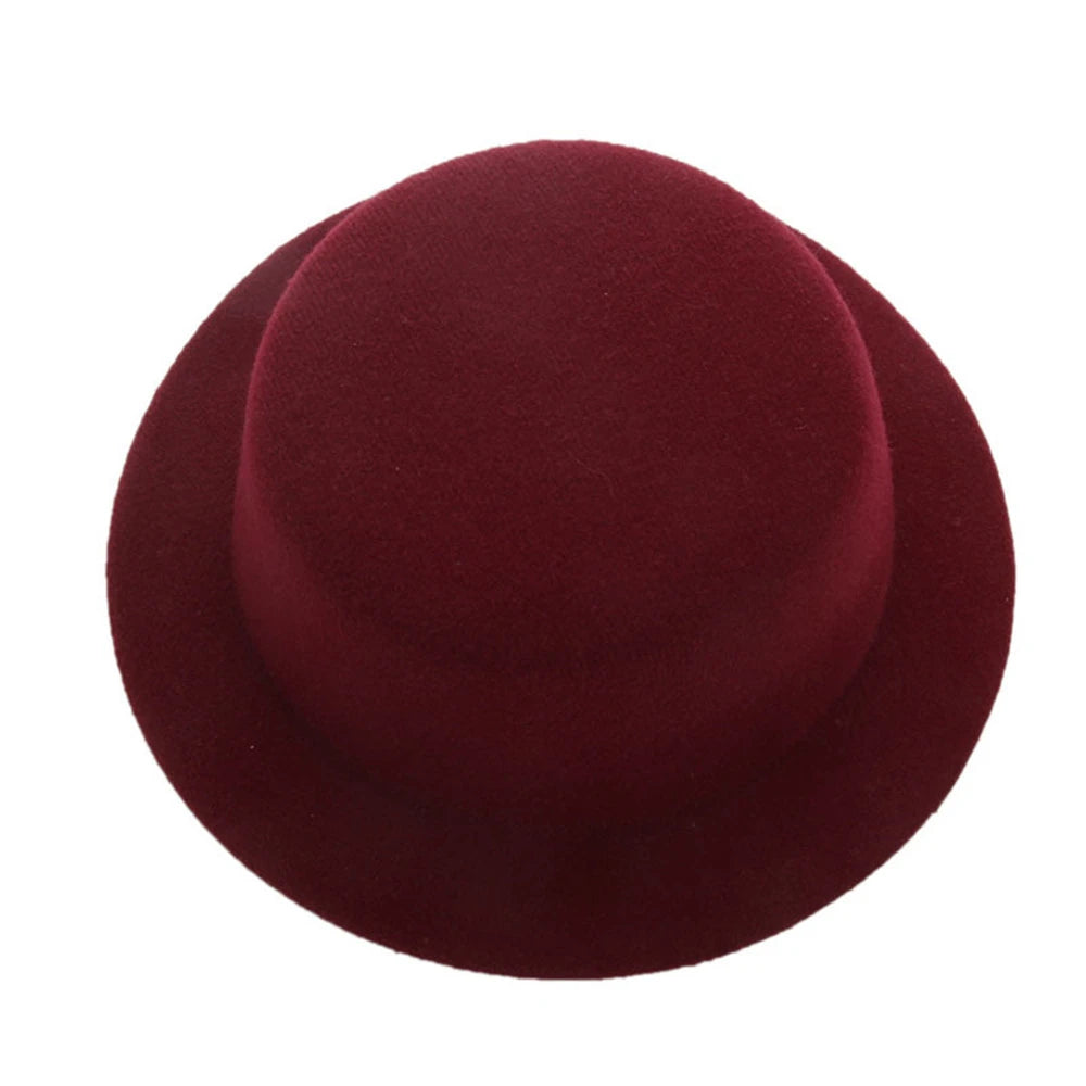Sombrero de fieltro para muñeca, gorro de 60cm para muñeca, juguetes elegantes, accesorios para cambio de ropa, 1 unidad