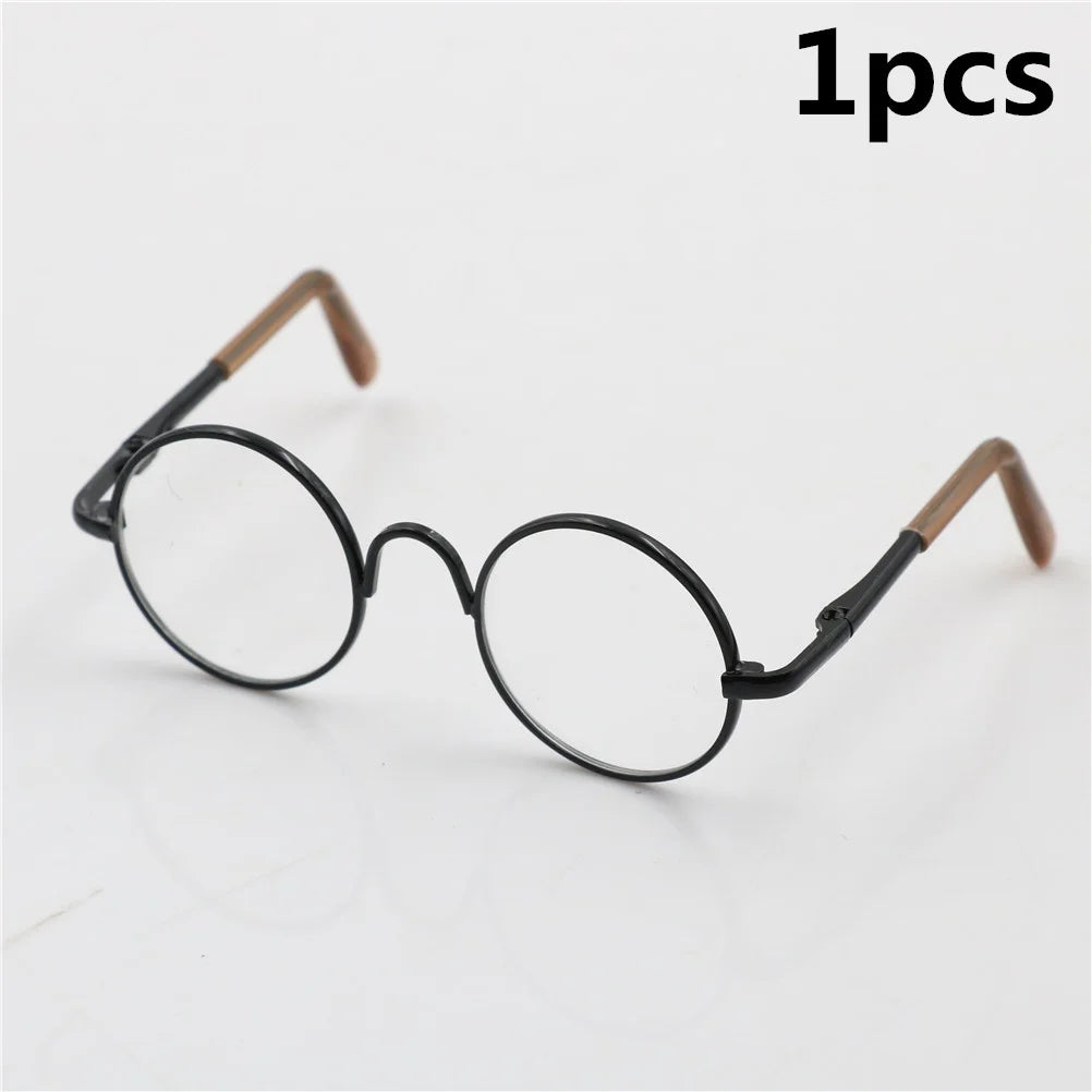 Gafas redondas de moda para 1/6 muñecas BJD gafas DIY para muñecas de 18 pulgadas gafas juguetes para niñas juguetes niñas regalo de Navidad