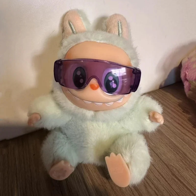 Gafas de plástico transparentes para muñecas labubu MSD SD, gafas de sol de felpa, gafas decorativas universales, juguetes, regalo de cumpleaños