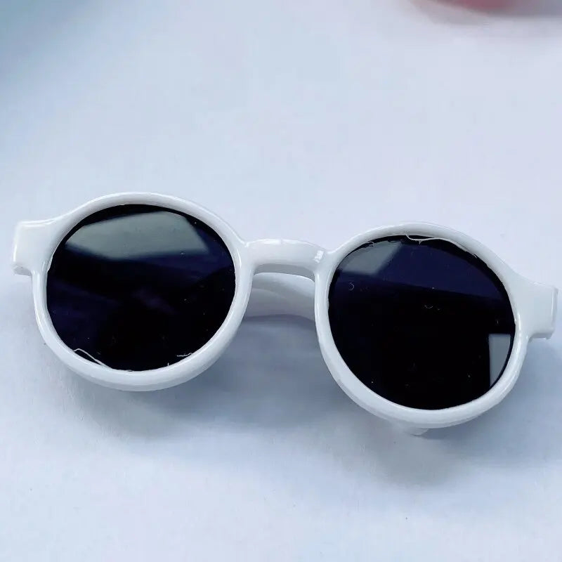 Labubu 6,5 cm/9 cm accesorios de moda lindas gafas de plástico para 15 cm/17 cm Labubu para muñecas BJD de 60 cm y gafas de juguete para muñecas BJD 1/3