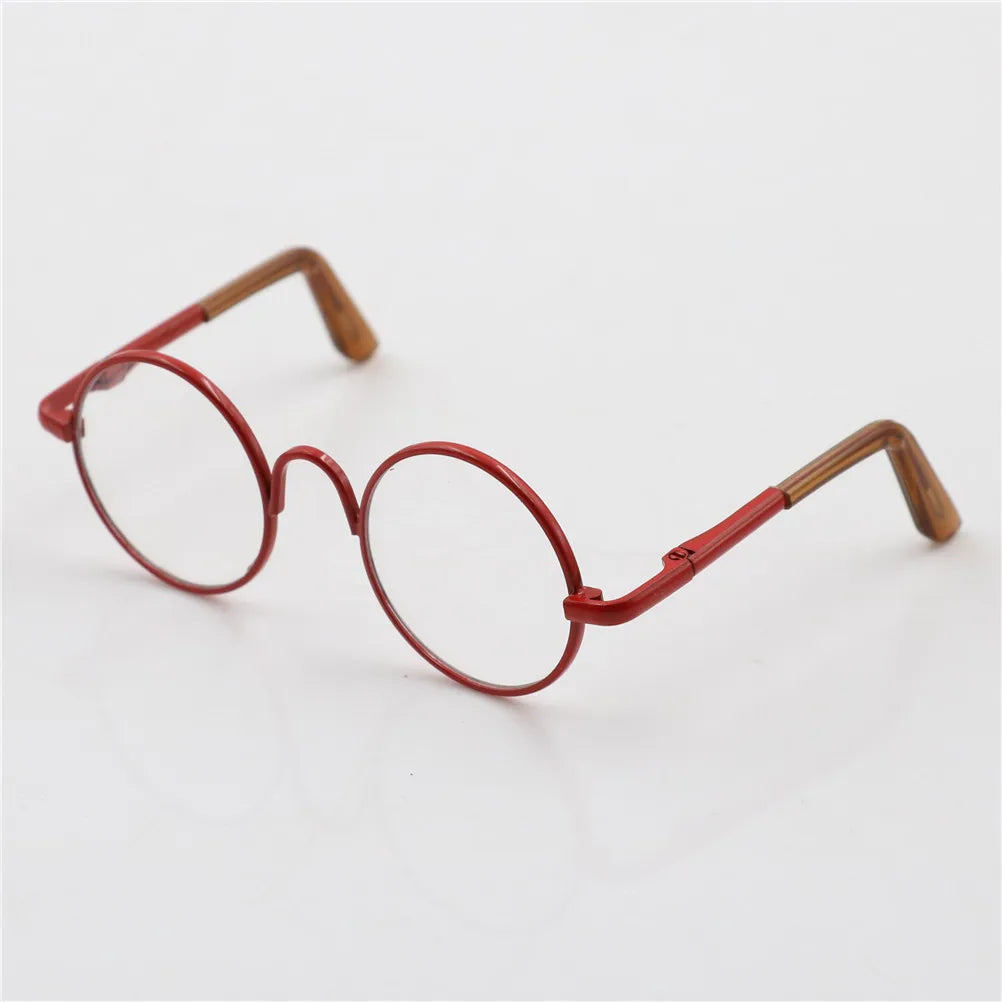 Gafas redondas de moda para 1/6 muñecas BJD gafas DIY para muñecas de 18 pulgadas gafas juguetes para niñas juguetes niñas regalo de Navidad