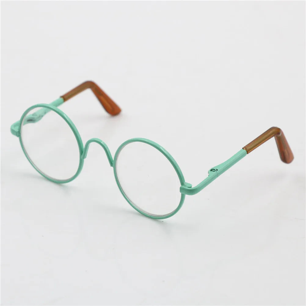Gafas redondas de moda para 1/6 muñecas BJD gafas DIY para muñecas de 18 pulgadas gafas juguetes para niñas juguetes niñas regalo de Navidad