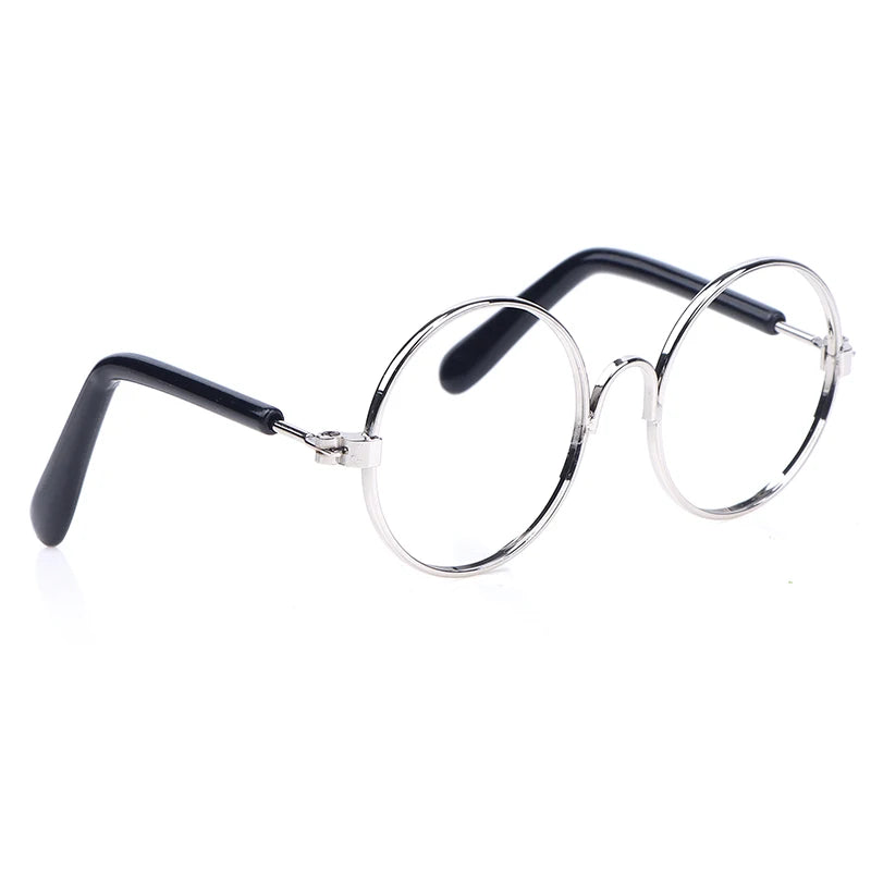 Accesorios de vestir para muñecas DIY, gafas para muñecas EXO de 20cm de alta calidad, montura redonda de 3 colores, gafas sin lentes, gafas en miniatura de juguete