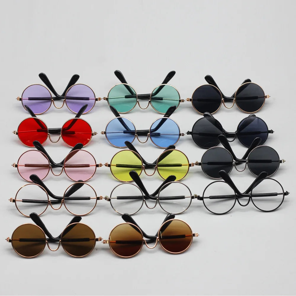 Mini gafas de sol creativas de moda clásica/Pop para guitarra, modelo de simulación, accesorios decorativos para casa de muñecas, juguetes para niños, regalos