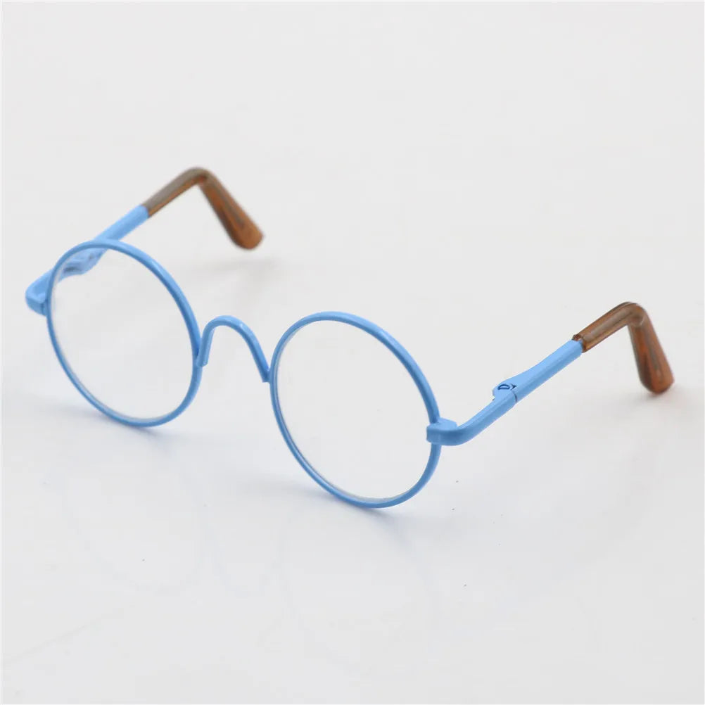 Gafas redondas de moda para 1/6 muñecas BJD gafas DIY para muñecas de 18 pulgadas gafas juguetes para niñas juguetes niñas regalo de Navidad