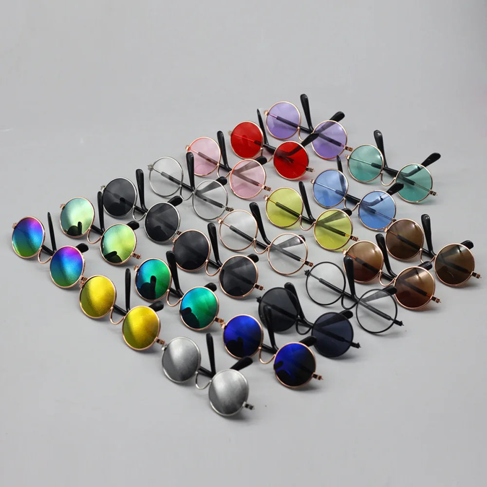 Mini gafas de sol creativas de moda clásica/Pop para guitarra, modelo de simulación, accesorios decorativos para casa de muñecas, juguetes para niños, regalos