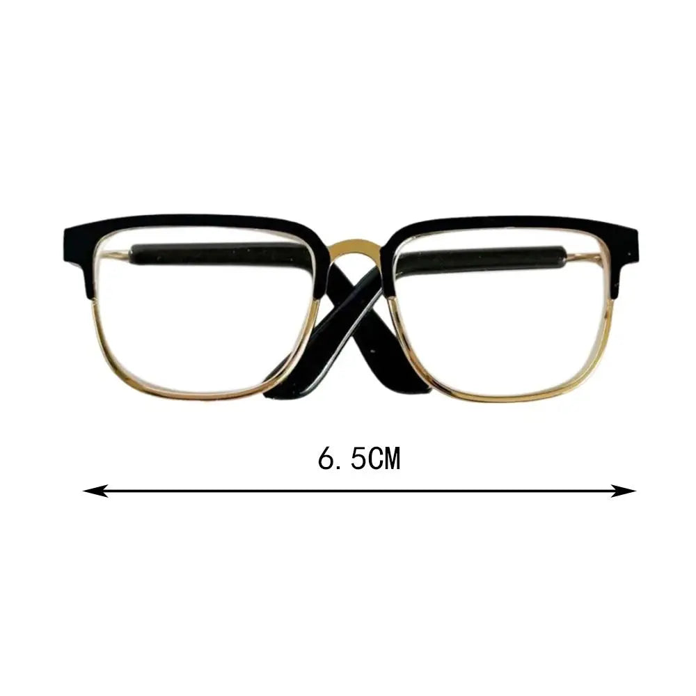 Gafas de algodón para muñeca, accesorios creativos de Metal de felpa, accesorios para fotos, 6,5 cm, 8,5 cm, 15/20cm