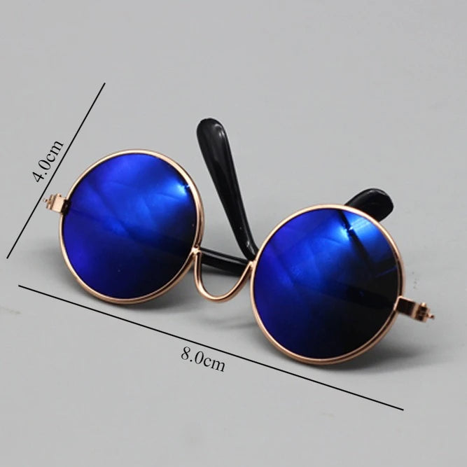 Mini gafas de sol creativas de moda clásica/Pop para guitarra, modelo de simulación, accesorios decorativos para casa de muñecas, juguetes para niños, regalos