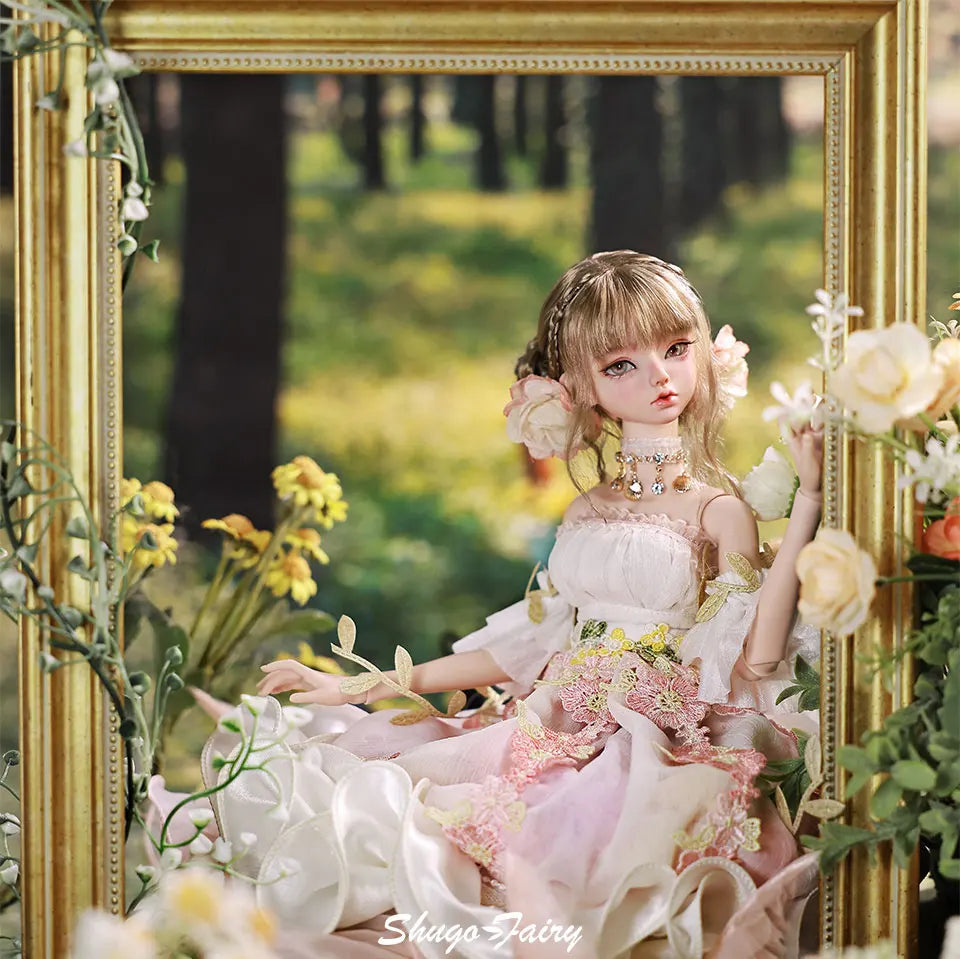 Muñeca Sakina Bjd 1/4, medusas de flores Bariy, juguetes de fantasía, muñecas articuladas con bolas de resina, conjunto completo de colección de arte, regalo Shugafairy para niña