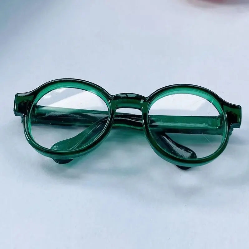 Labubu 6,5 cm/9 cm accesorios de moda lindas gafas de plástico para 15 cm/17 cm Labubu para muñecas BJD de 60 cm y gafas de juguete para muñecas BJD 1/3