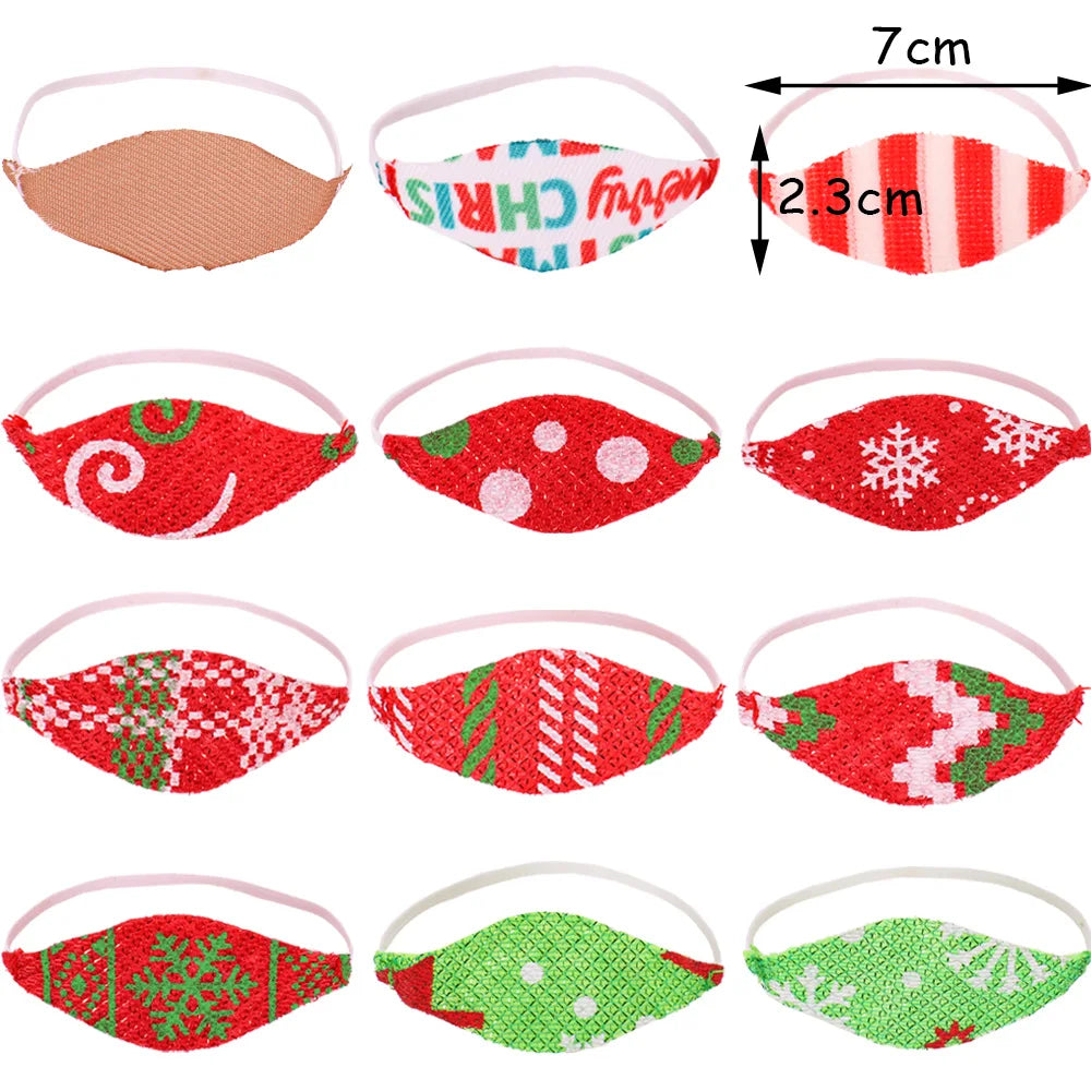 Delantal con estampado de muñeca Pop, sombrero de Chef, estilo de patrón navideño para muñecas Bjd 1/6 y accesorios para muñecas navideñas de espíritu de 30Cm, juguetes para niñas