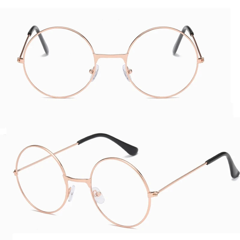 Gafas de Metal de 5 colores para Lalafanfan Duck, gafas de marco redondo de 30cm, animales de peluche, accesorios de juguetes, muñecas de peluche para niños y niñas, Acc