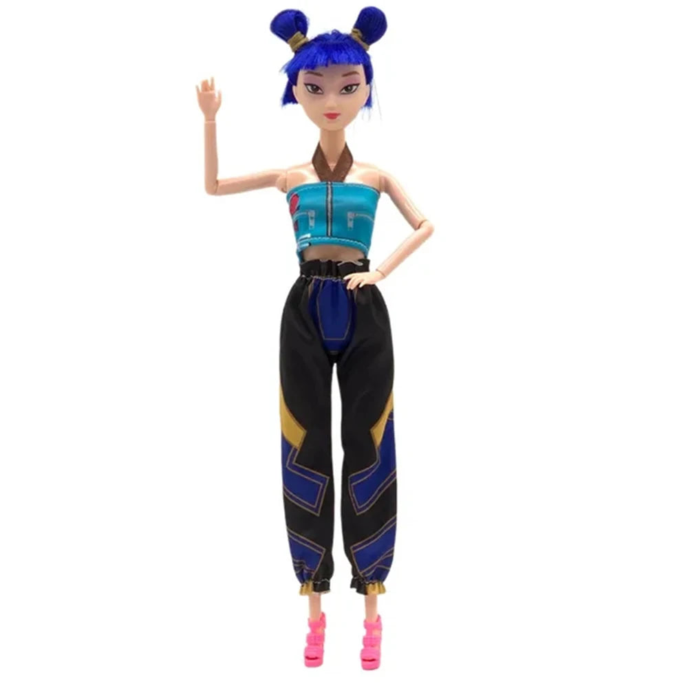 Nuevos muñecos de juguete Kpop Demon Hunters, figura de acción de juguete Rumi Mira Zoey, hermosa princesa, muñecas de niña, juguete de plástico DIY para niñas