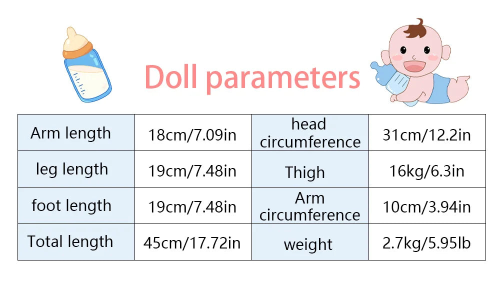 Sleep Angel 17,7 pulgadas/2,7 kg, totalmente de silicona, linda muñeca de reincarnación para niña, sonrisa dulce natural + diseño de ojo cerrado
