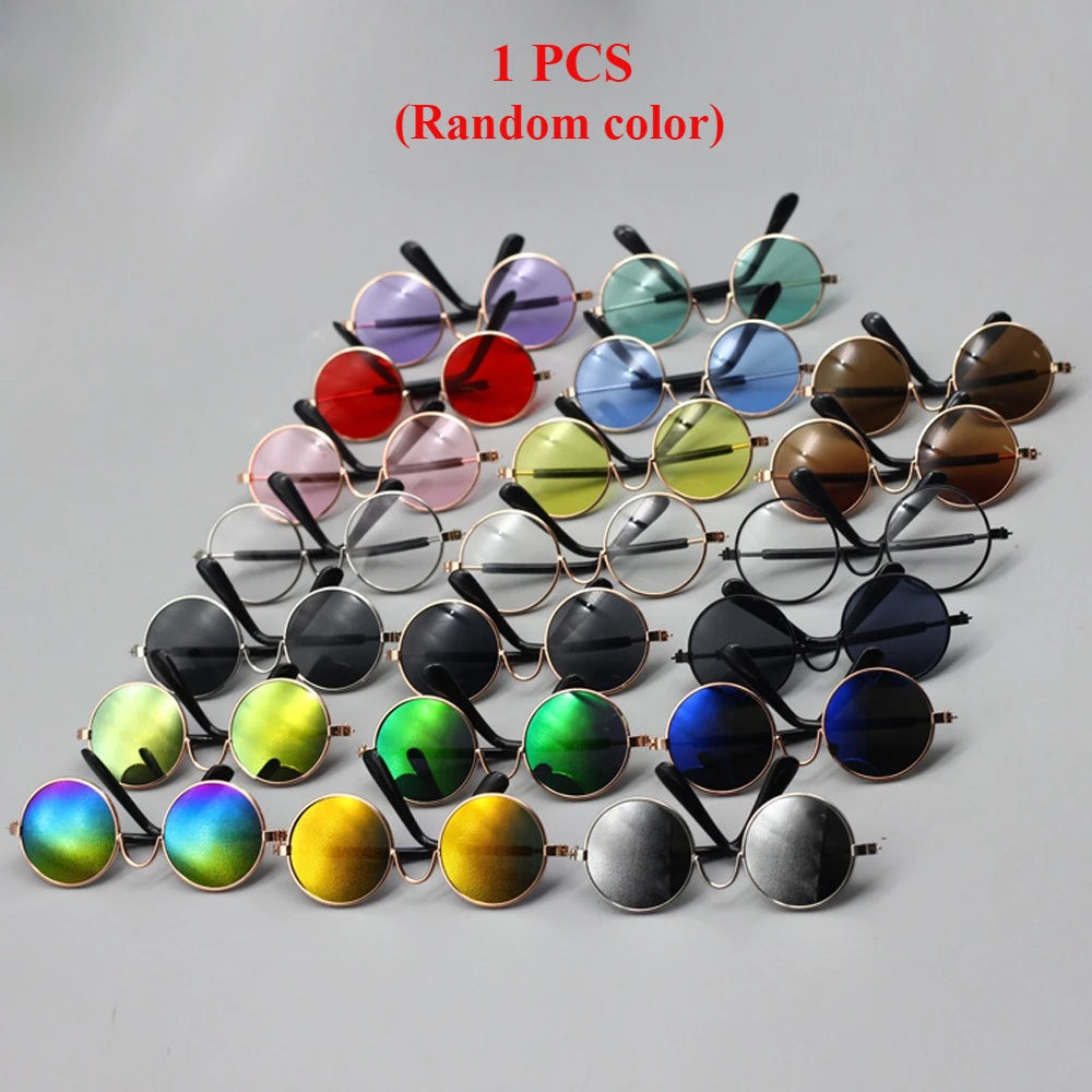 Mini gafas de sol creativas de moda clásica/Pop para guitarra, modelo de simulación, accesorios decorativos para casa de muñecas, juguetes para niños, regalos