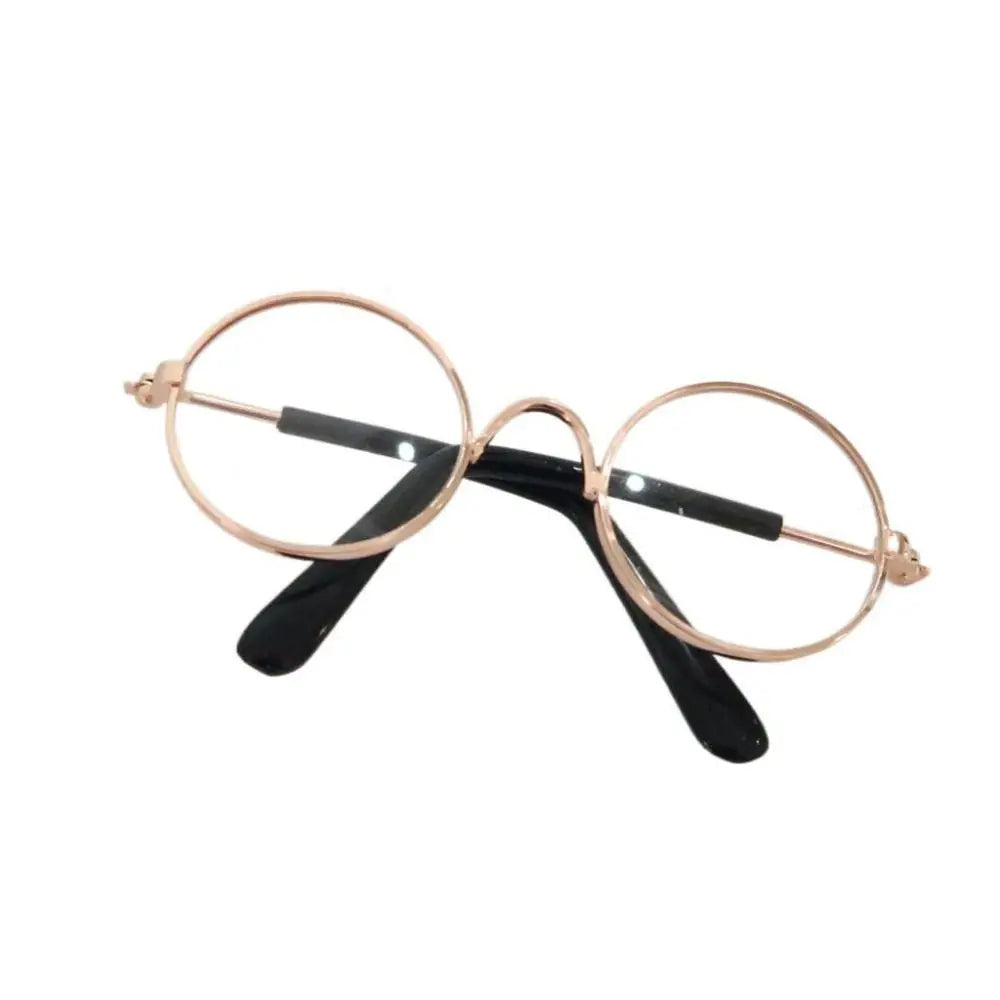 Gafas de algodón para muñeca, accesorios creativos de Metal de felpa, accesorios para fotos, 6,5 cm, 8,5 cm, 15/20cm