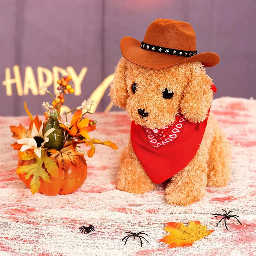Nuevo Mini sombrero decorativo para muñeca, accesorios bonitos de algodón para muñecas, fiesta de vaquero, vestido occidental, decoraciones para mascotas DIY para muñecas de fiesta
