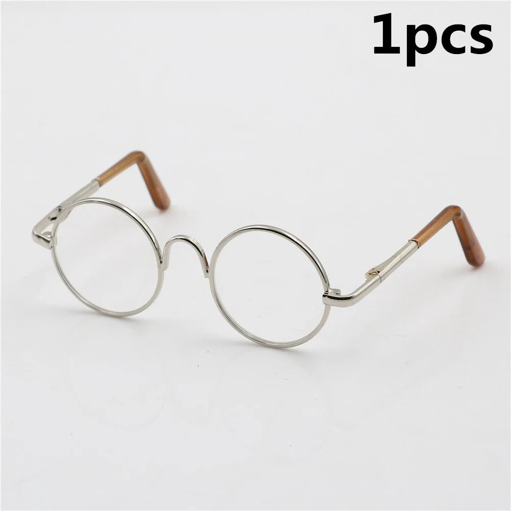 Gafas redondas de moda para 1/6 muñecas BJD gafas DIY para muñecas de 18 pulgadas gafas juguetes para niñas juguetes niñas regalo de Navidad