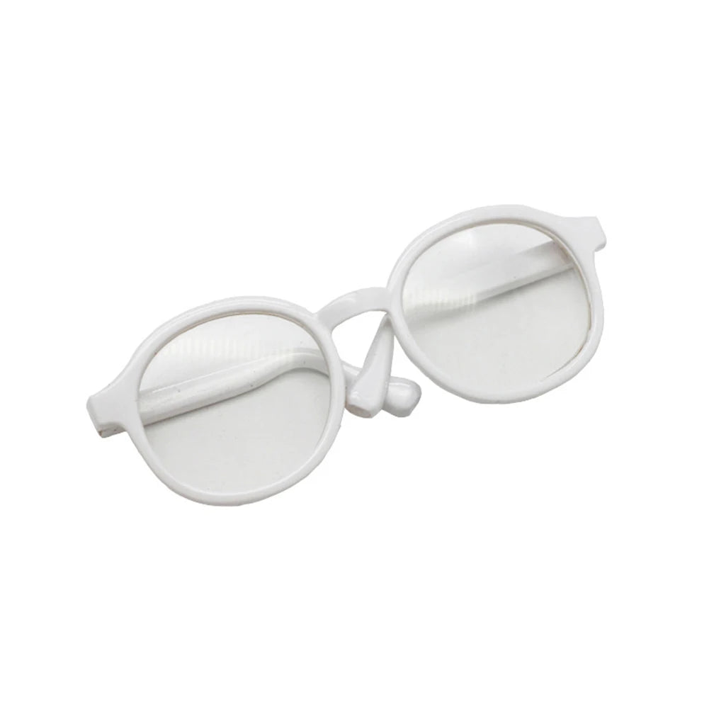 Labubu 6,5 cm/9 cm accesorios de moda lindas gafas de plástico para 15 cm/17 cm Labubu para muñecas BJD de 60 cm y gafas de juguete para muñecas BJD 1/3