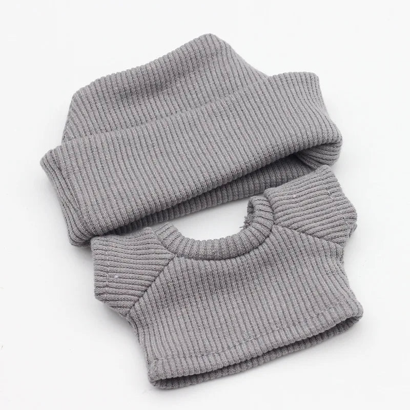 Mini Ropa para muñecas, accesorios para Ropa Labubu Idol, muñeca de algodón de 10cm, mochila Canva 1/6, gafas, sombrero, regalo de Ropa