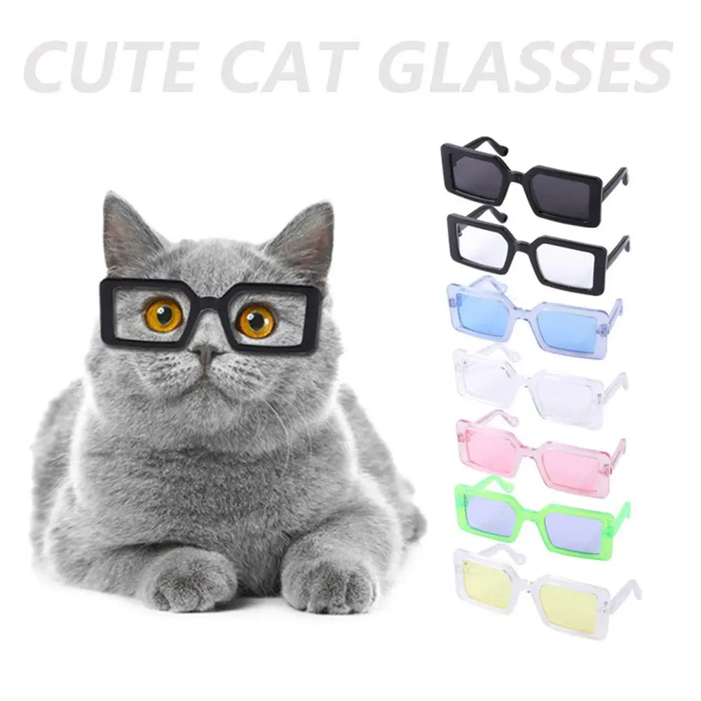 Gafas de sol en miniatura para muñeca Blythe, lentes con montura cuadrada para mascotas, accesorios para muñecas de peluche, accesorio nuevo, 9cm