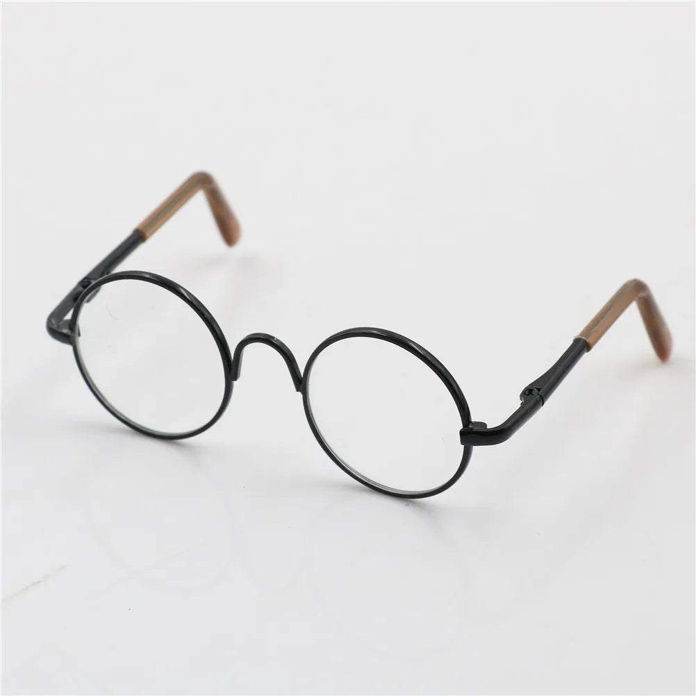 Gafas redondas de moda para 1/6 muñecas BJD gafas DIY para muñecas de 18 pulgadas gafas juguetes para niñas juguetes niñas regalo de Navidad