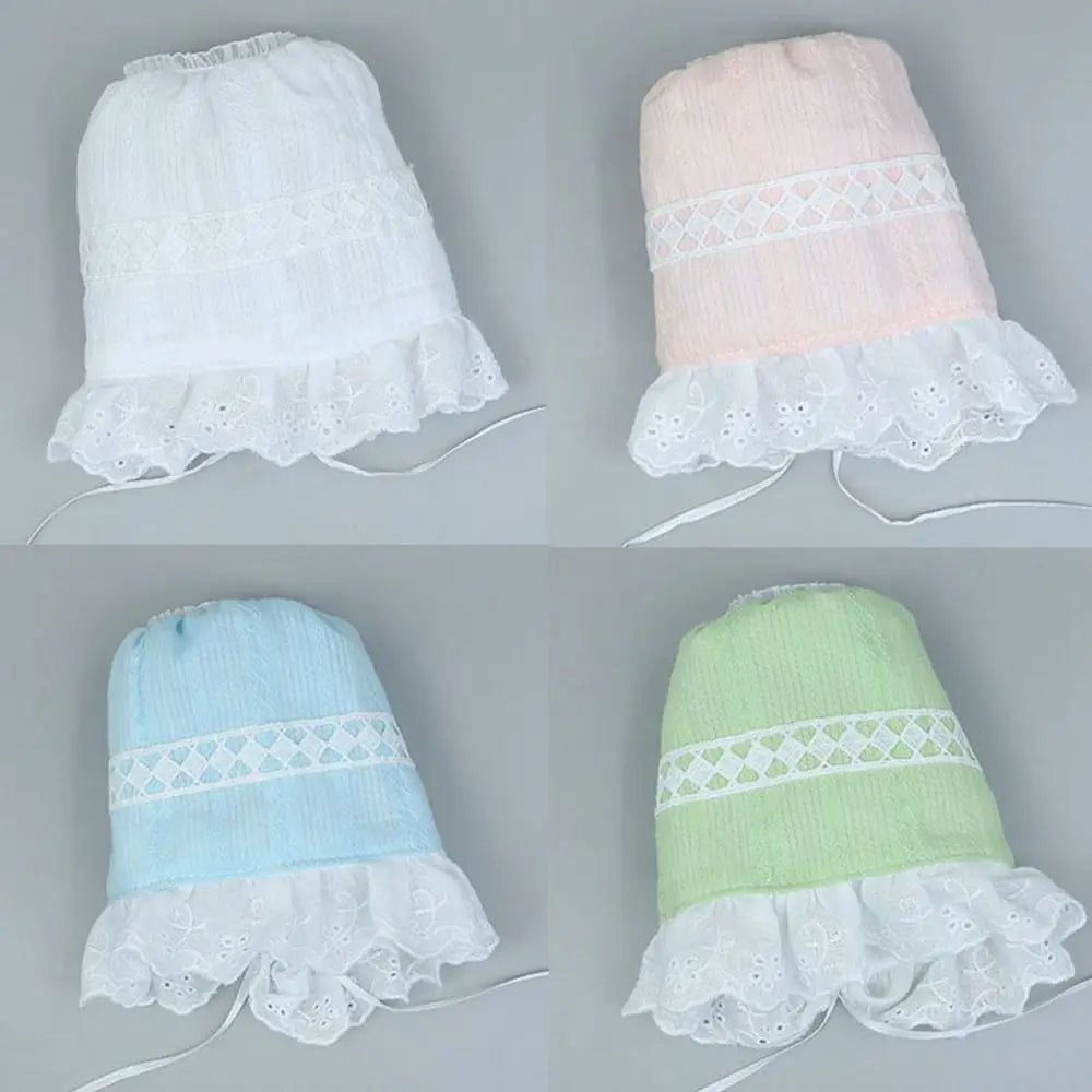 Sombrero de muñeca de 20CM, bonito sombrero en miniatura de princesa de encaje, gorro de dormir, gorro suave para muñecas Idol, accesorios, accesorios de fotografía, juguetes para niños