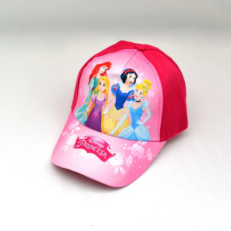 Sombrero de dibujos animados de Disney para niño y niña, gorra de viaje con diseño de princesa Frozen, Mickey Mouse, Spiderman y Mickey, juguetes de regalo para niños de 2 a 8 años, novedad