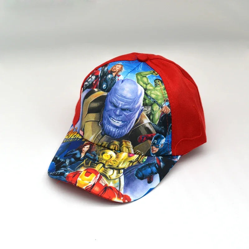 Sombrero de dibujos animados de Disney para niño y niña, gorra de viaje con diseño de princesa Frozen, Mickey Mouse, Spiderman y Mickey, juguetes de regalo para niños de 2 a 8 años, novedad