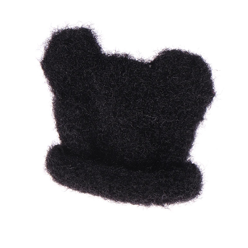 Mini sombrero de punto colorido para niños, sombreros hechos a mano de simulación, accesorios de vestir, juguete de simulación, 1 piezas, 1/12