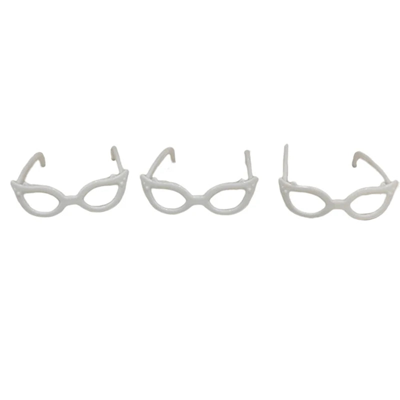 20 piezas accesorios para muñecas, Mini gafas de plástico para muñecas altas, casa de muñecas, juguete para niños, gafas de fiesta