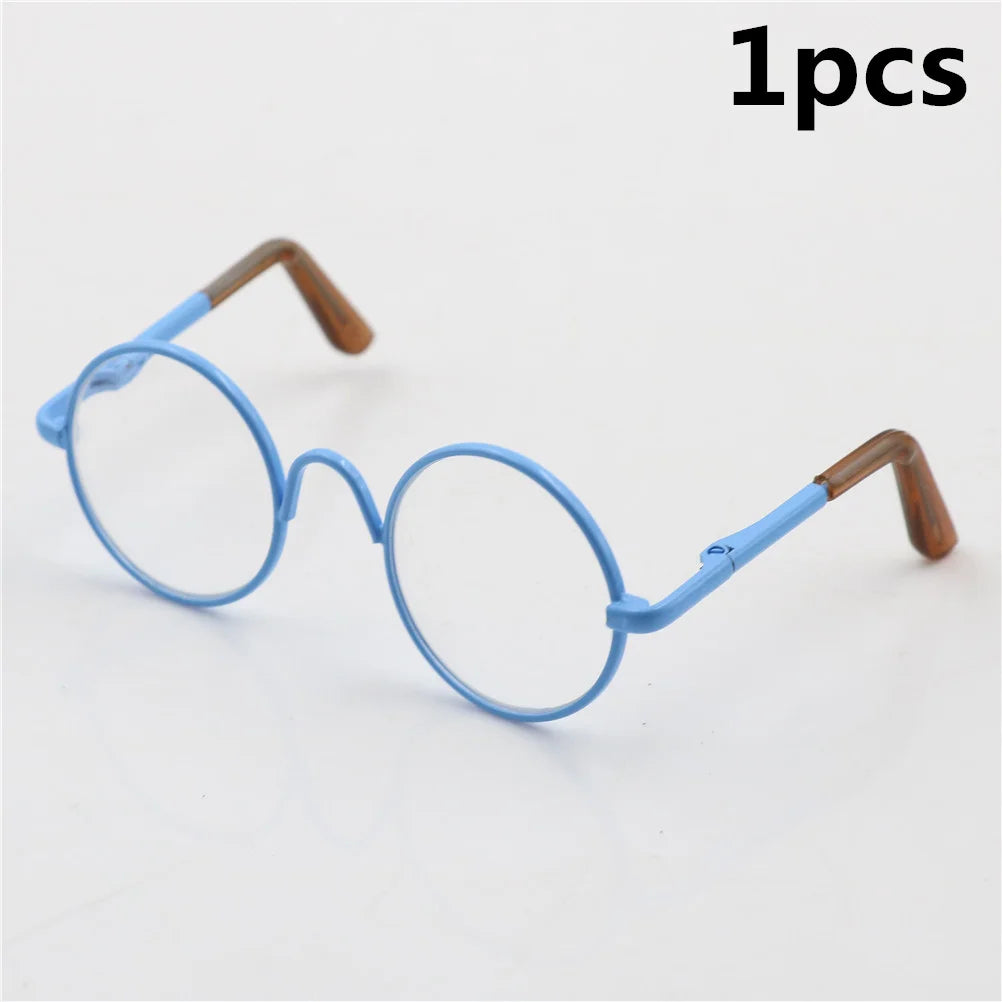 Gafas redondas de moda para 1/6 muñecas BJD gafas DIY para muñecas de 18 pulgadas gafas juguetes para niñas juguetes niñas regalo de Navidad