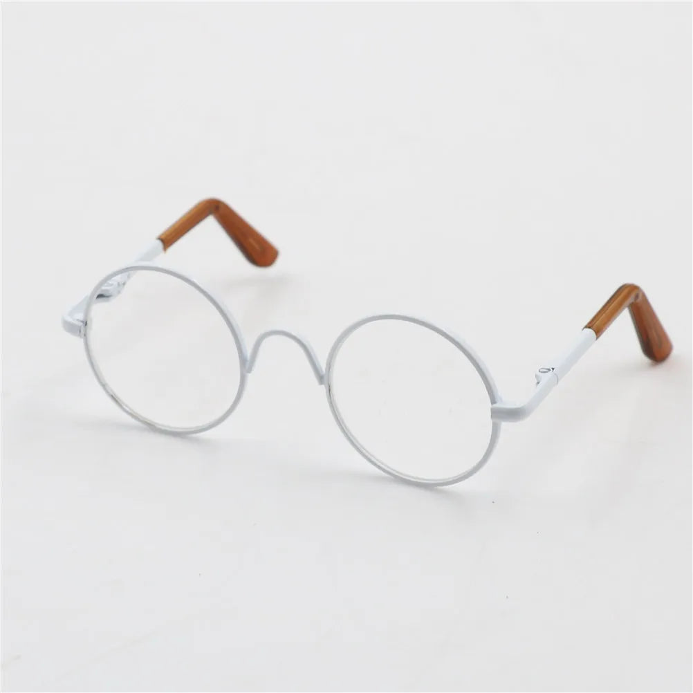 Gafas redondas de moda para 1/6 muñecas BJD gafas DIY para muñecas de 18 pulgadas gafas juguetes para niñas juguetes niñas regalo de Navidad