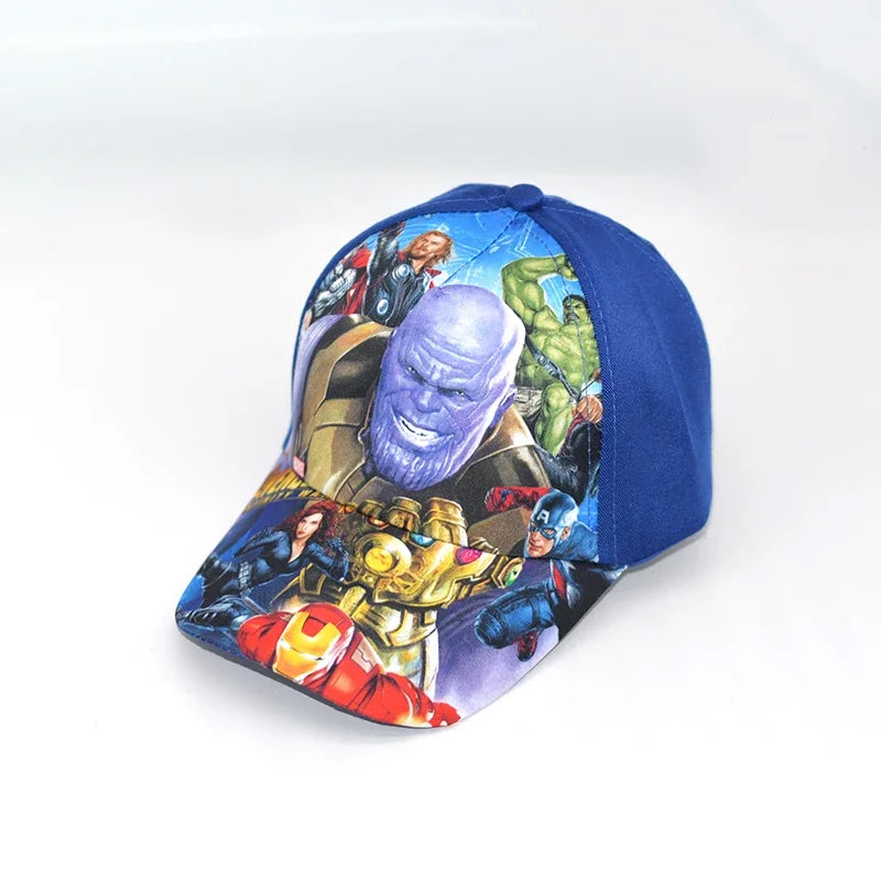 Sombrero de dibujos animados de Disney para niño y niña, gorra de viaje con diseño de princesa Frozen, Mickey Mouse, Spiderman y Mickey, juguetes de regalo para niños de 2 a 8 años, novedad