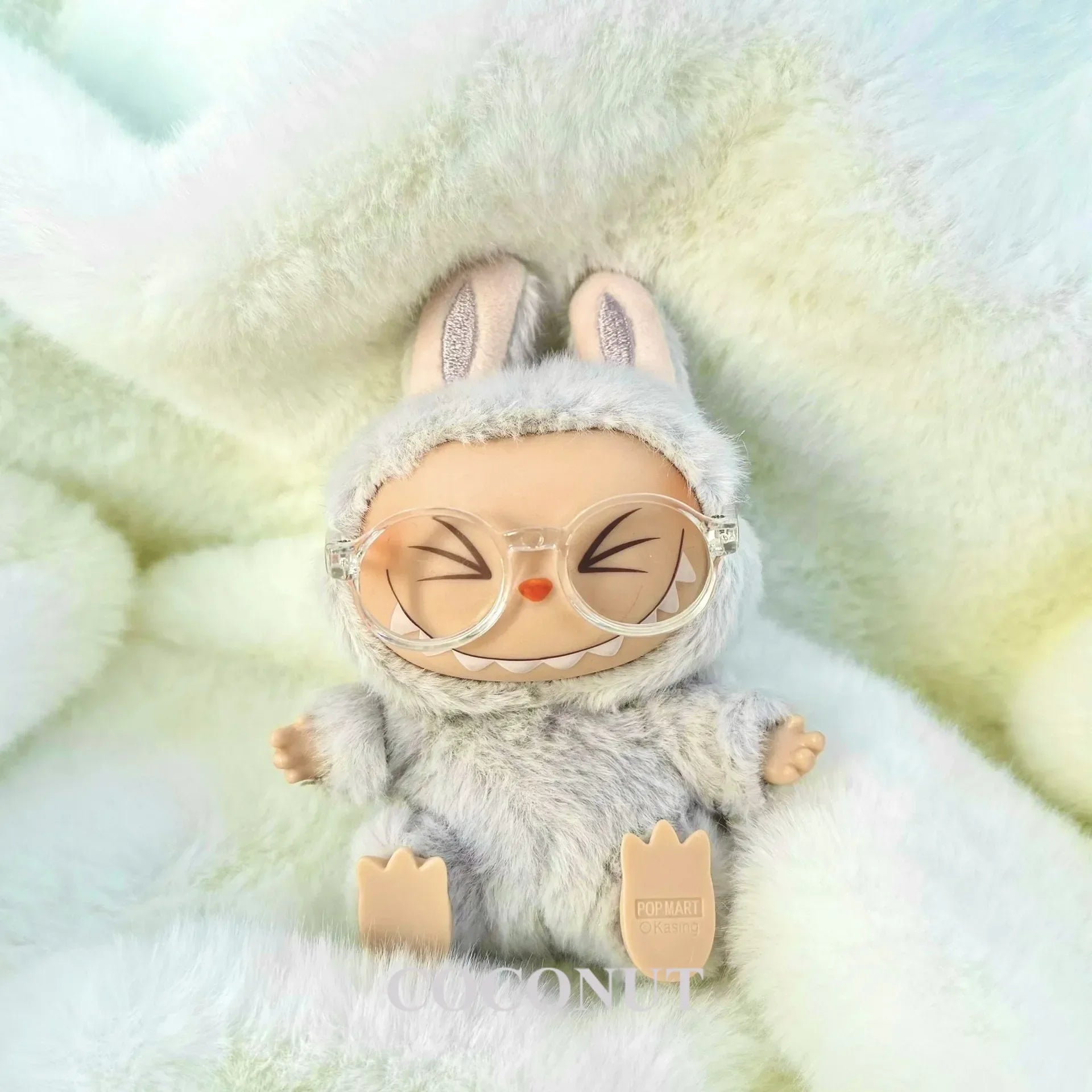 Para gafas Labubu de algodón/Ropa de 10/15cm, bonitas gafas de plástico, mano de obra delicada para muñecas, accesorios para gafas de juguete