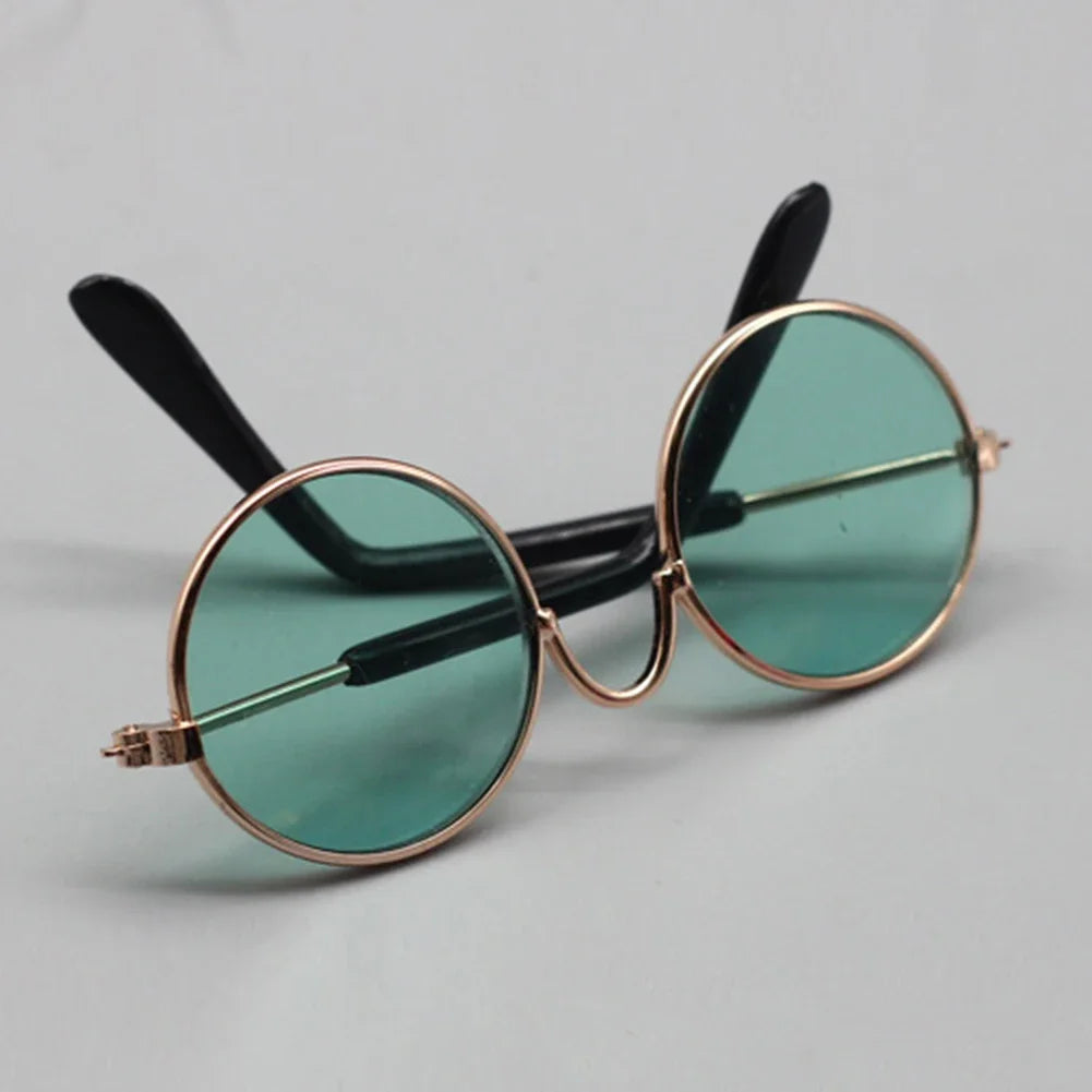 Para gafas Labubu de algodón/Ropa de 10/15cm, bonitas gafas de plástico, mano de obra delicada para muñecas, accesorios para gafas de juguete