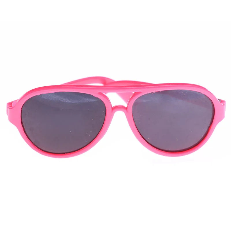 Ropa para muñecas, gafas, accesorios para muñecas en 10 colores, aptos para muñecas americanas de 18 pulgadas, regalo y muñeca nacida de 43Cm, bebé para nuestra generación, juguete para niñas